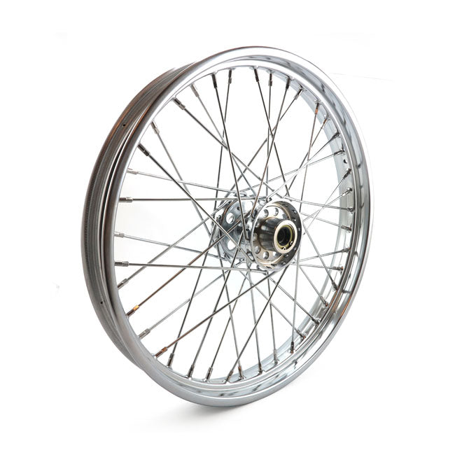 2.15 x 21 front wheel 40 spokes chrome — 36-66 FL (NU)