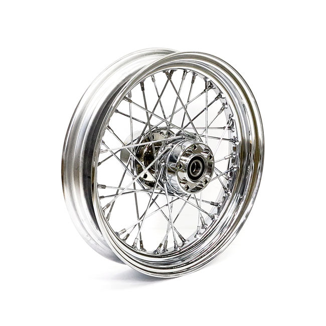 3.00 x 16 rear wheel 40 spokes chrome — 08-17 FLSTC/N (No ABS)