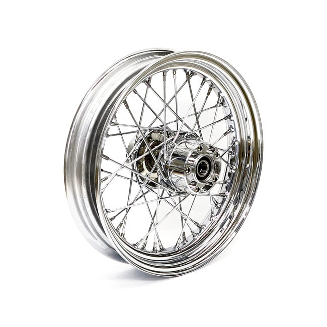 3.00 x 16 rear wheel 40 spokes chrome — 08-17 FLSTC/N (No ABS)