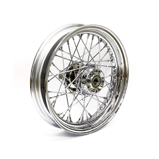 3.00 x 16 rear wheel 40 spokes chrome — 12-17 Softail (ABS)
