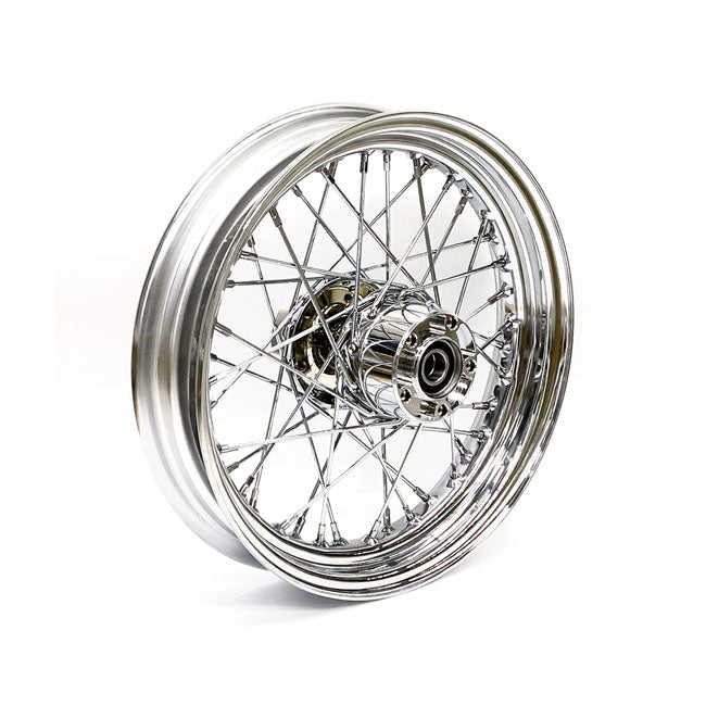 3.00 x 16 rear wheel 40 spokes chrome — 12-17 Softail (ABS)