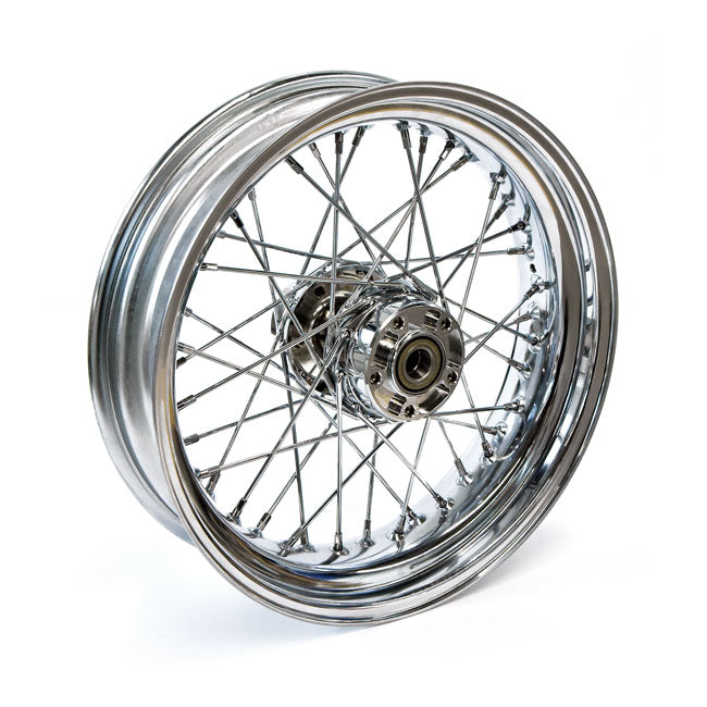 4.50 x 17 rear wheel 40 spokes chrome — 12-17 Dyna FXDWG. ABS models (NU)
