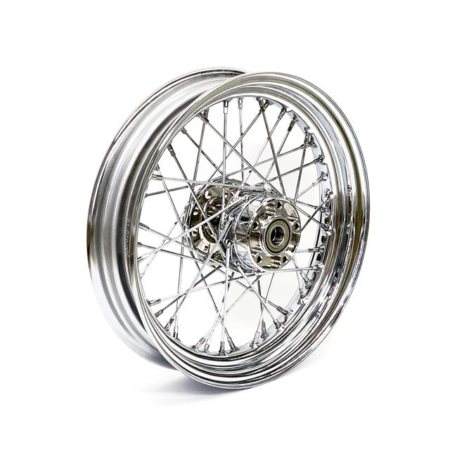 3.00 x 16 front wheel 40 spokes chrome — 12-17 FLST/C/F/N (ABS)