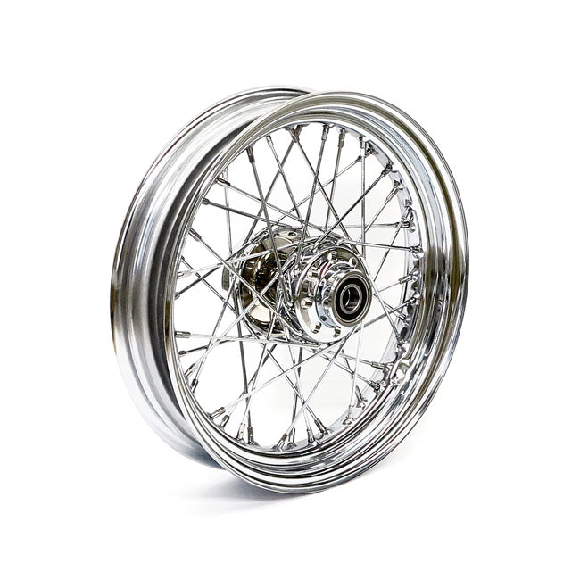 3.00 x 16 front wheel 40 spokes chrome — 12-17 FLST/C/F/N (ABS)