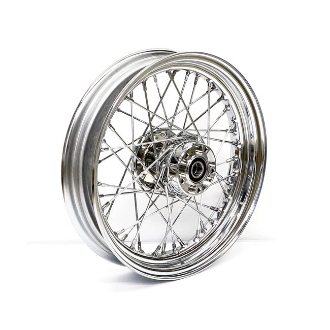 3.00 x 16 front wheel 40 spokes chrome — 07-17 FLST/C/F/N (no ABS) (NU)