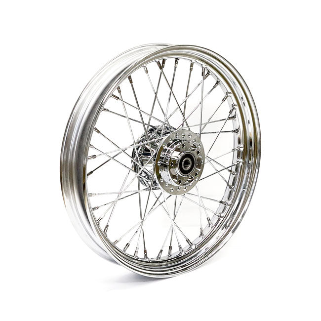2.50 x 19 front wheel 40 spokes chrome — 06-07 XL Sportster (NU)