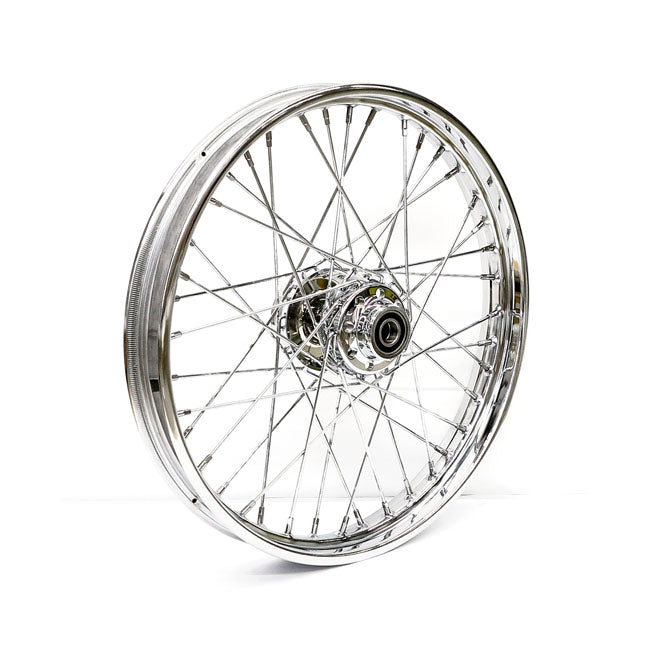 2.15 x 21 front wheel 40 spokes chrome — 08-11 FXST;FLST/F;FXDWG (No ABS) (NU)