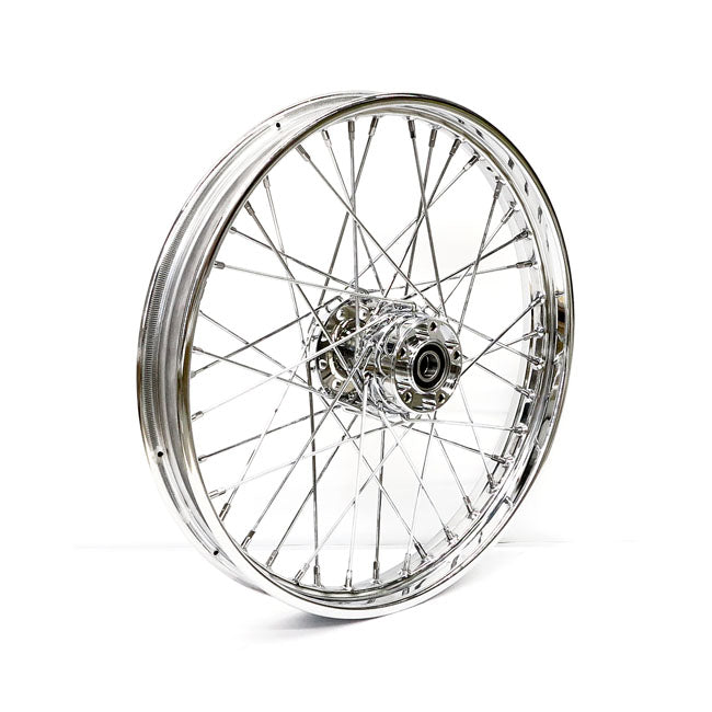 2.15 x 21 front wheel 40 spokes chrome — 08-11 FXST;FLST/F;FXDWG (No ABS) (NU)