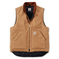 *2 WEEKS EXTRA TRANSIT TIME* Carhartt Firm duck insulated vest Carhartt brown