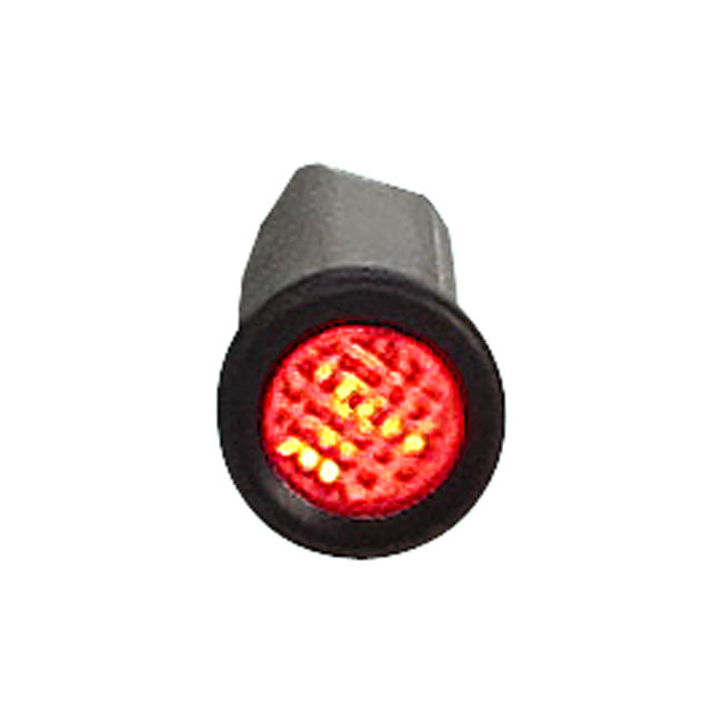 3/8 indicator light. Red, no symbol — 91-03 Various H-D models (NU)