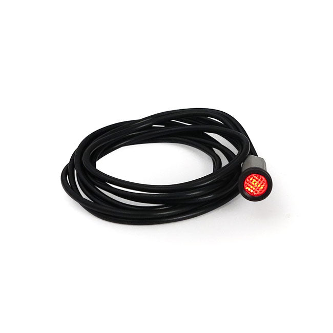 3/8 indicator light. Red, no symbol — 91-03 Various H-D models (NU)