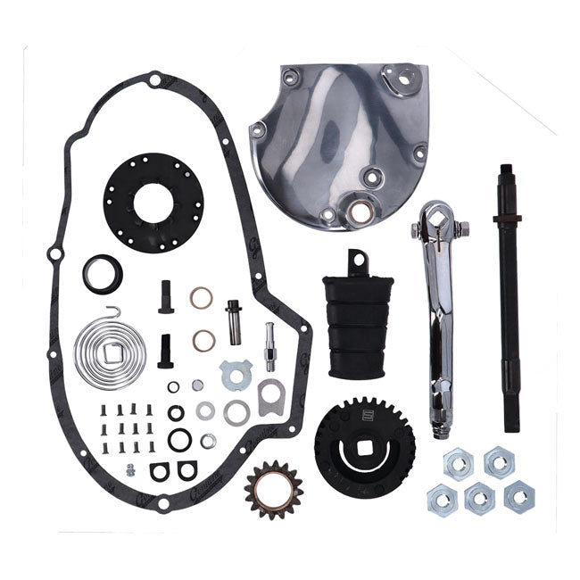 Sportster kick start kit, polished — 77-78 XL Sportster (NU)