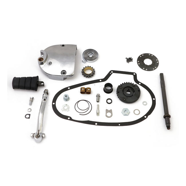 Sportster kick start kit, polished — 71-72 XL Sportster (NU)