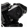S&S Stealth, black teardrop air cleaner kit — 00-15 Softail; 99-17 Dyna (Excl. 2017 FXDLS); 99-07 FLT/Touring. Bikes with CV carburetor & Delphi Elec. Fuel Injection (EFI) (Excl. e-throttle)