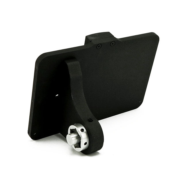 CPV, ''slide-in'' license plate bracket. Side mount, black — 18-25 Softail (excl. 19-20 FXDRS)