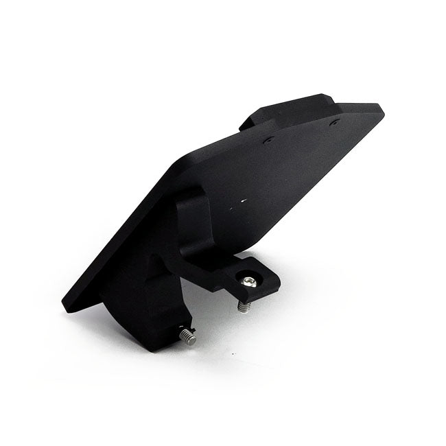 CPV, License plate bracket kit swing. Black. Germany — 19-20 Softail FXDRS (NU)