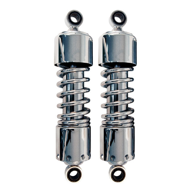 Shock absorbers 11", without cover. Chrome — 82-94 FXR; 79-03 XL Sportster (NU)