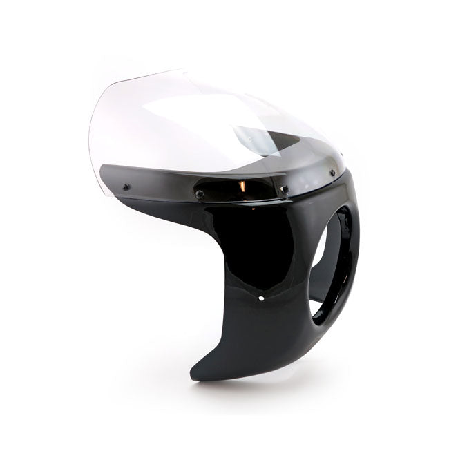 Mid-size headlamp fairing for side-mount 7" headlamps