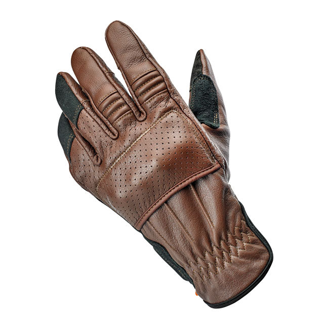 Biltwell Borrego gloves chocolate/black CE appr.