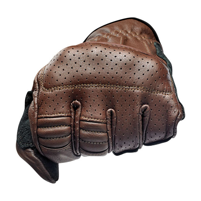 Biltwell Borrego gloves chocolate/black CE appr.