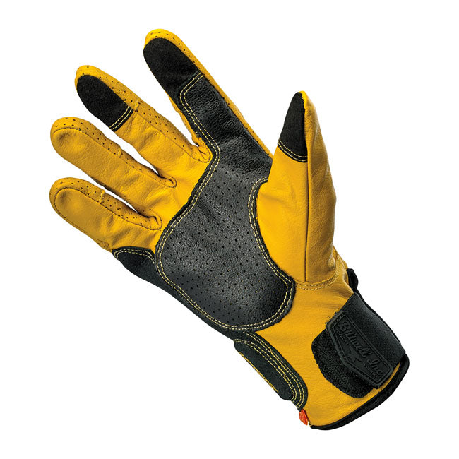 Biltwell Borrego gloves gold/black
