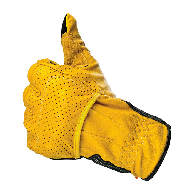 Biltwell Borrego gloves gold/black