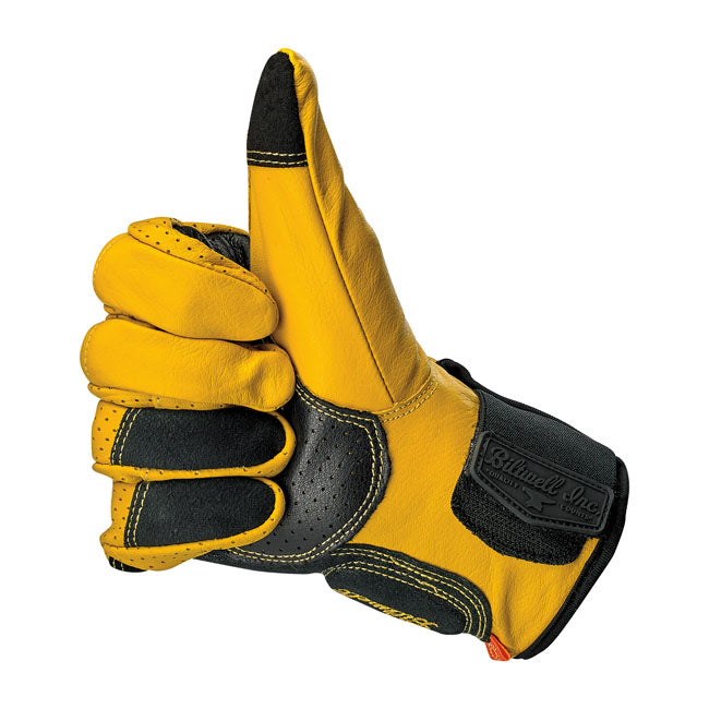 Biltwell Borrego gloves gold/black