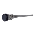 Oil tank fill plug / dipstick assembly motor oil. Black