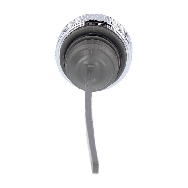 Oil tank fill plug, chrome — 17-25 FLT/Touring; 17-25 Trikes