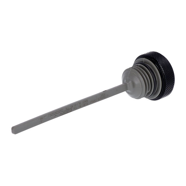 Oil tank fill plug, black — 17-25 FLT/Touring; 17-25 Trikes