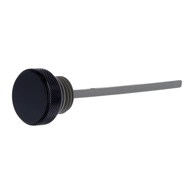 Oil tank fill plug, black — 17-25 FLT/Touring; 17-25 Trikes