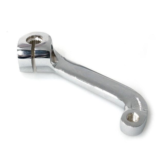 Shifter arm, on transmission. Chrome — 18-26 Softail; 17-26 FLT/Touring; 17-26 Trikes