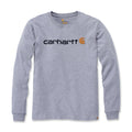 Carhartt Logo graphic long sleeve heather gray
