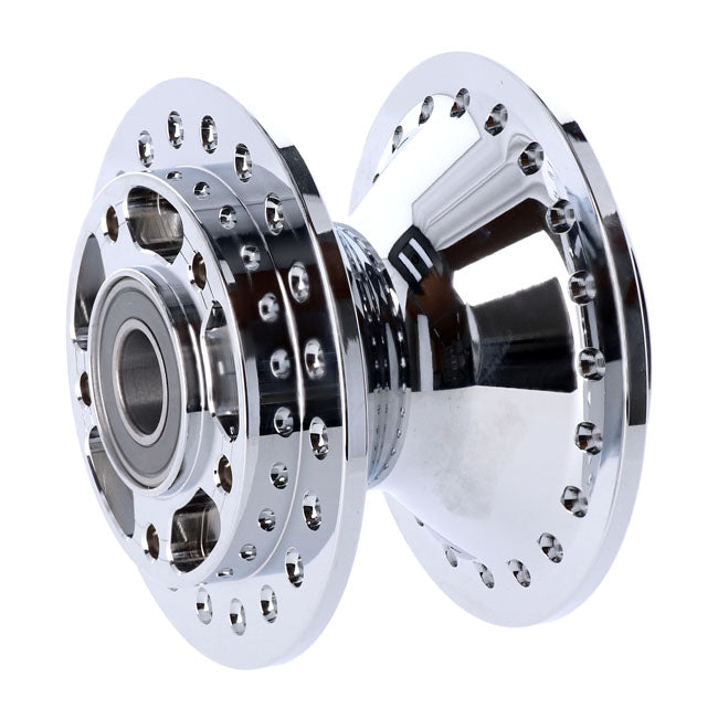 Front wheel hub, chrome — 08-20 XL Sportster (Excl. 11-20 XL883L; 883R; 1200X/T)