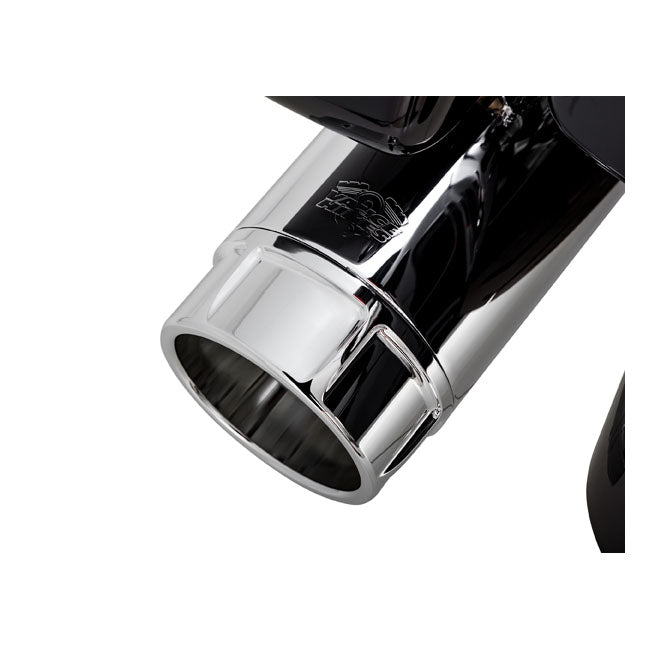 Vance & Hines, Torquer 450 slip-on mufflers. chrome — 17-26 FLT/Touring (excl. Trikes)