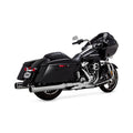 Vance & Hines, Torquer 450 slip-on mufflers. chrome — 17-26 FLT/Touring (excl. Trikes)