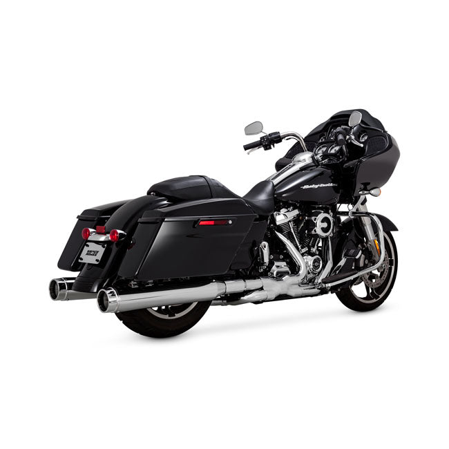 Vance & Hines, Torquer 450 slip-on mufflers. chrome — 95-16 FLT/Touring (NU)