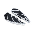 Kuryakyn, Phantom rider floorboards. Chrome — Rider: 18-26 Softail with rider floorboards