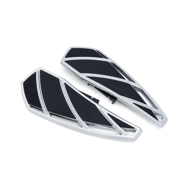 Kuryakyn, Phantom rider floorboards. Chrome — Rider: 18-26 Softail with rider floorboards