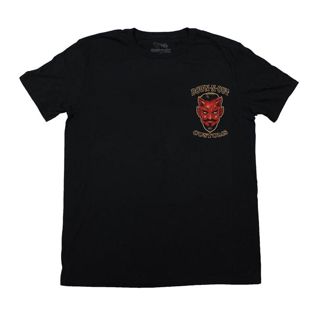 Down-N-Out Respect Is Earned T-shirt black