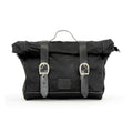 Longride, ''Old Chopper'' waxed cotton saddlebag. Black — Universal