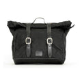 Longride, ''Old Chopper'' waxed cotton saddlebag. Black — Royal Enfield: Interceptor 650; Royal Enfield Continental GT 650 Moto Guzzi: V7 850 Stone from 2021-up; V7 850 Special from 2021-up
