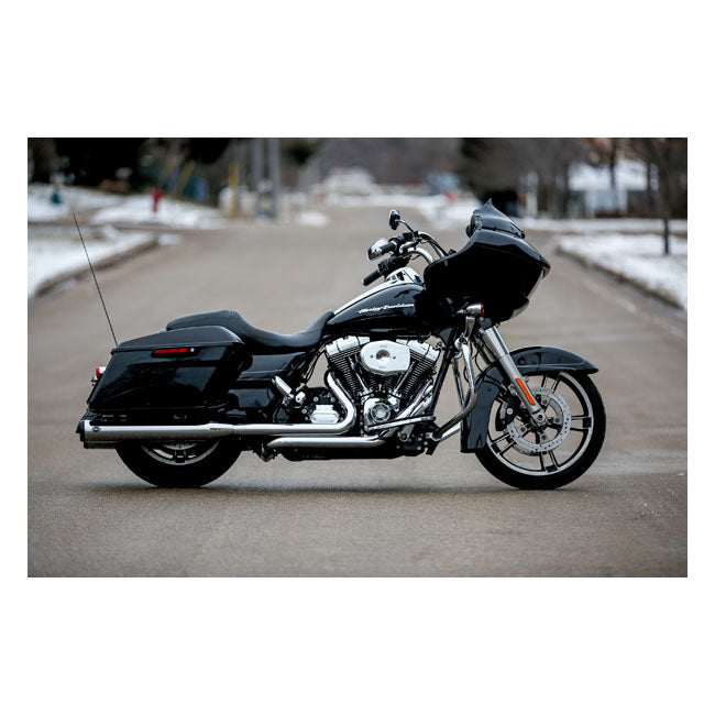 S&S, Stealth Tribute air cleaner kit. Chrome — 16-17 Softail; 16-17 FXDLS; 08-16 FLT/Touring; Trike (NU). (e-throttle)