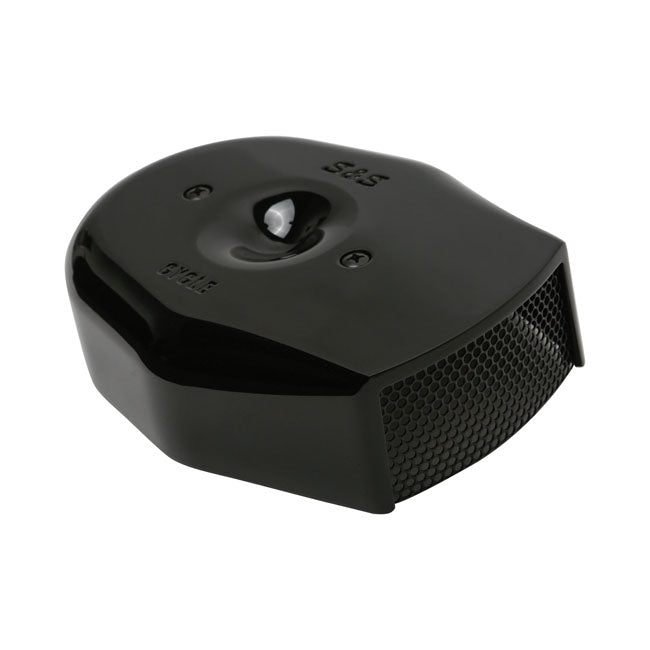 S&S, Stealth Tribute air cleaner kit. Black — 16-17 Softail; 16-17 FXDLS; 08-16 FLT/Touring; Trike (NU). (e-throttle)