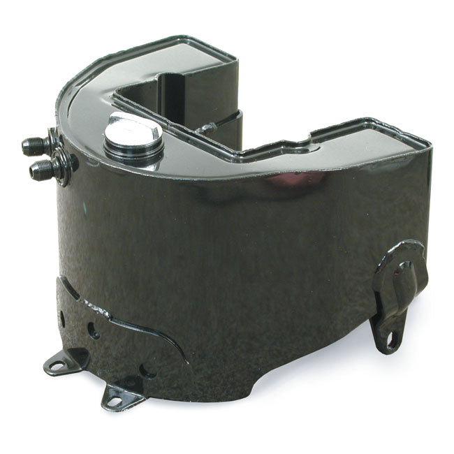 Oil tank, horseshoe top fill. Black