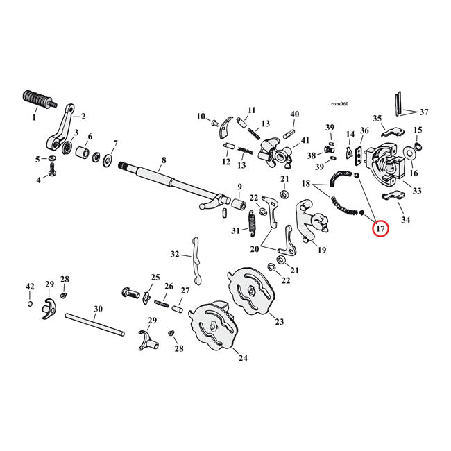 Plug, carrier spring retainer