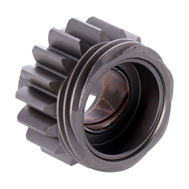 1st gear countershaft. 17t — 57-72 XL Sportster; XLH; XLCH with speedo drive gear (NU)