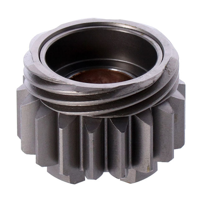 1st gear countershaft. 17t — 57-72 XL Sportster; XLH; XLCH with speedo drive gear (NU)