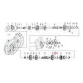 Thrust washer, countershaft 1st gear .080"