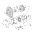 Retaining ring, clutch bearing — 90-99 Big Twin TC; 91-03 Dyna; 91-22 XL Sportster; 08-12 XR1200 (NU)